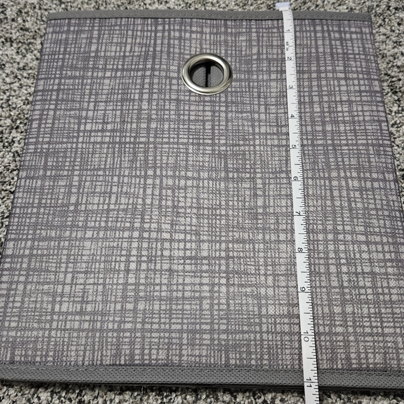 Fabric Storage Cube - Grey Pattern - Picture 14 of 15